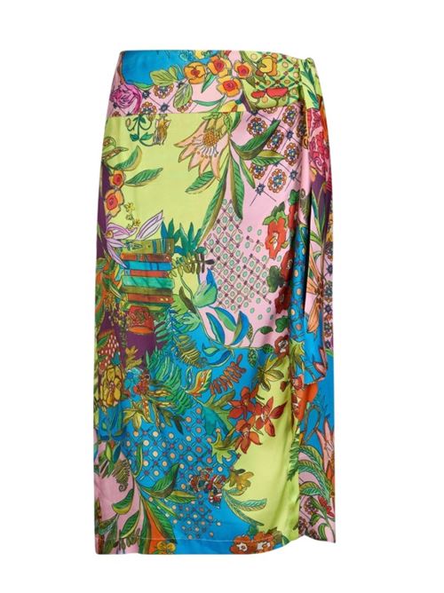 Long skirt in printed satin Liu Jo | WA6483T471A.P9363